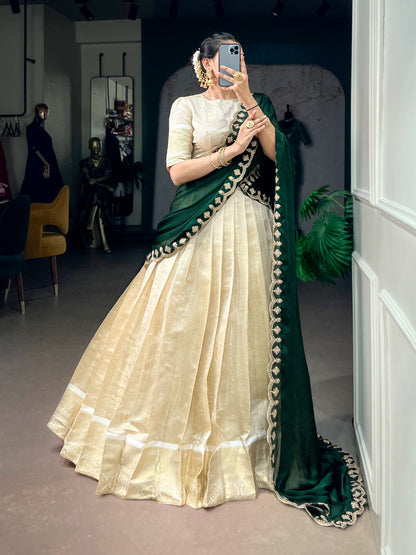 Latest Semi Stitched Lehenga Choli With Dupatta.