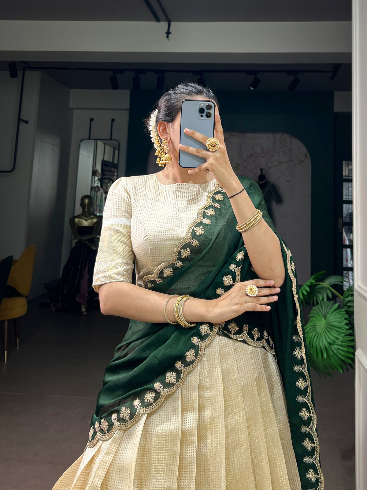 Latest Semi Stitched Lehenga Choli With Dupatta.