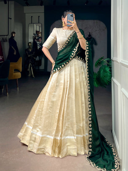 Latest Semi Stitched Lehenga Choli With Dupatta.