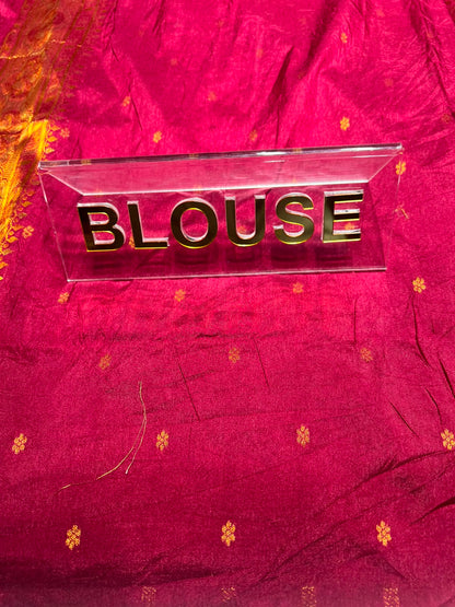 Raw Silk Saree.