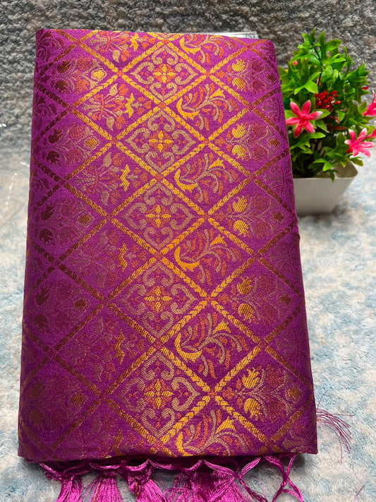 Raw Silk Saree.
