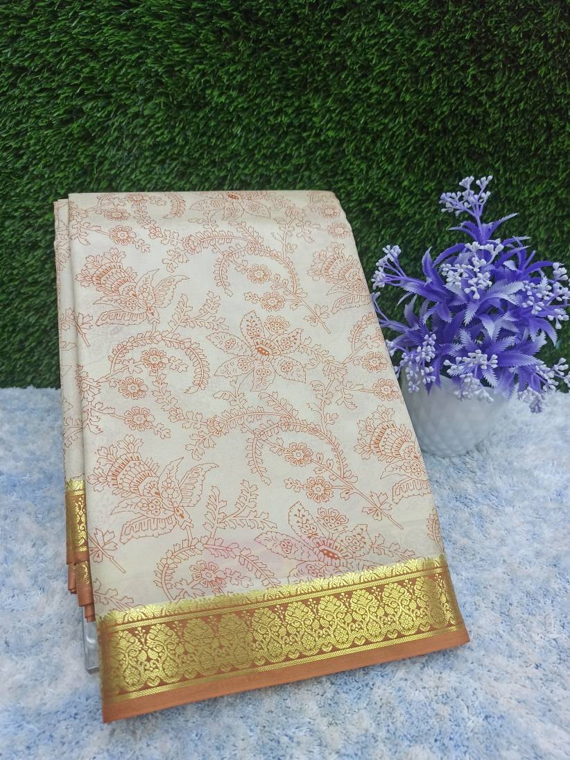 Pure Mysore Silk Saree ( 60 Grams )