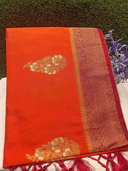 Artificial / Mix Crape Sarees ( Semi Crape )