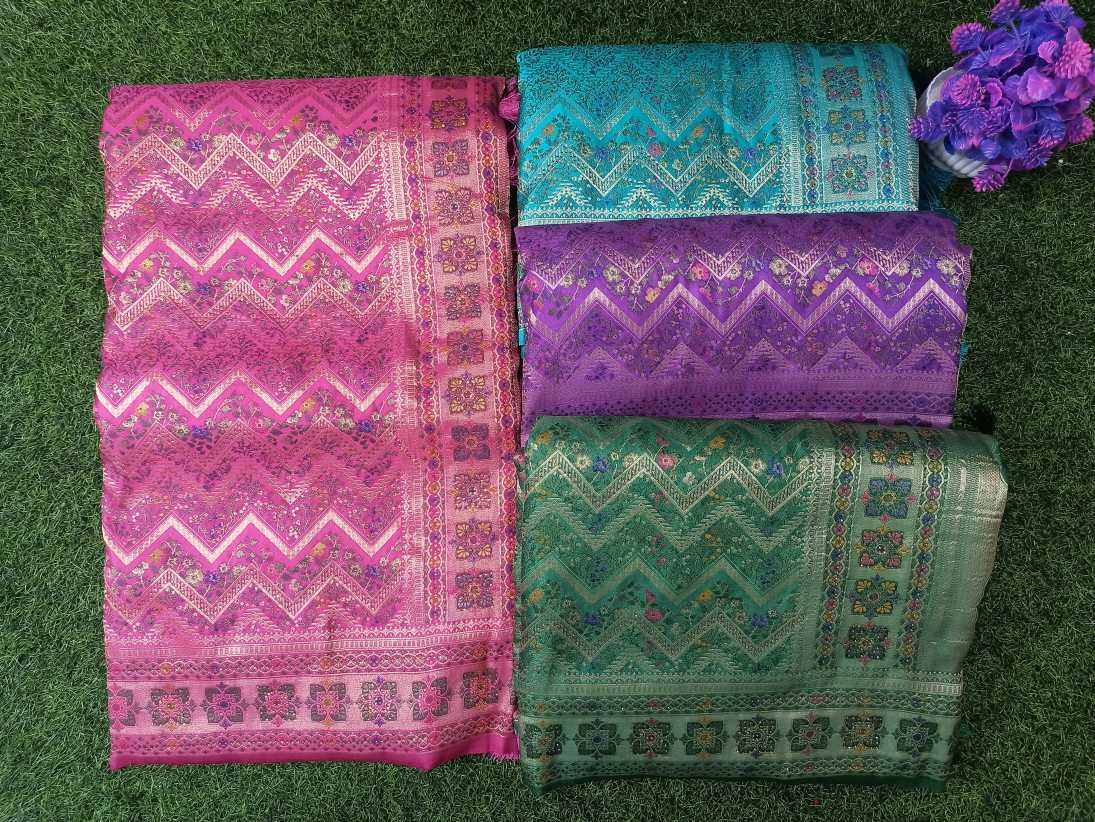 Satin Banarasi Silk Saree.