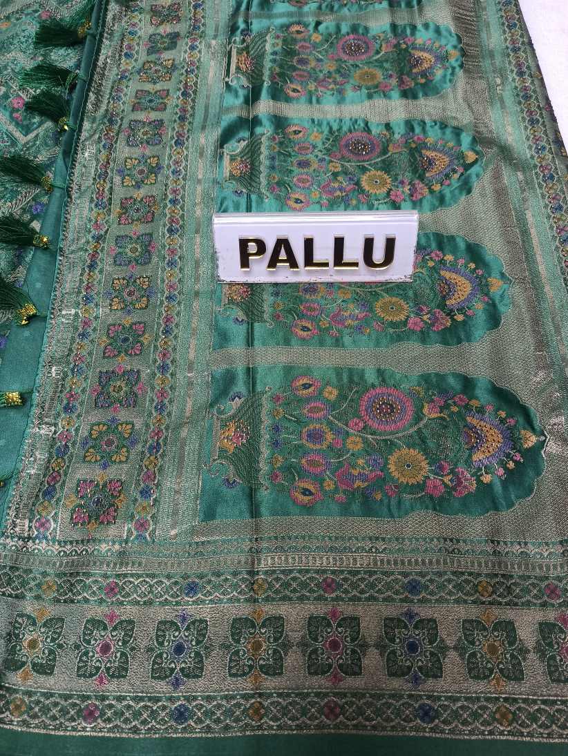 Satin Banarasi Silk Saree.