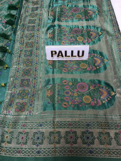 Satin Banarasi Silk Saree.