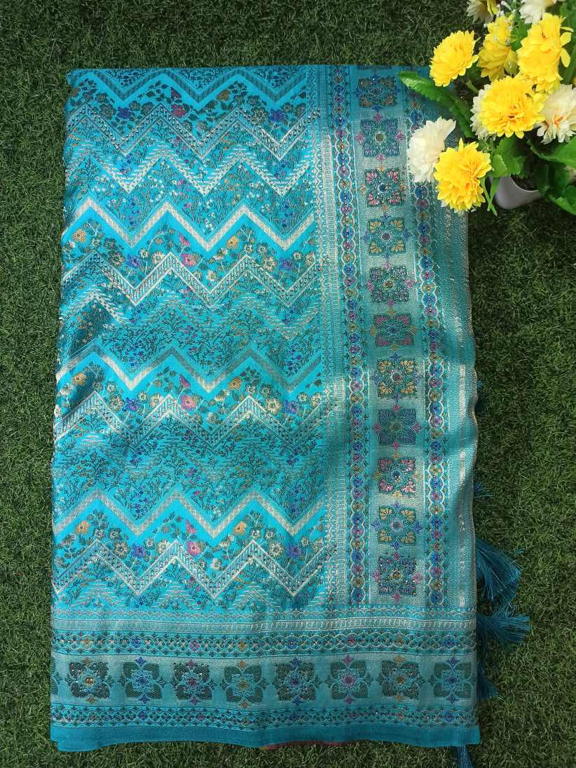 Satin Banarasi Silk Saree.