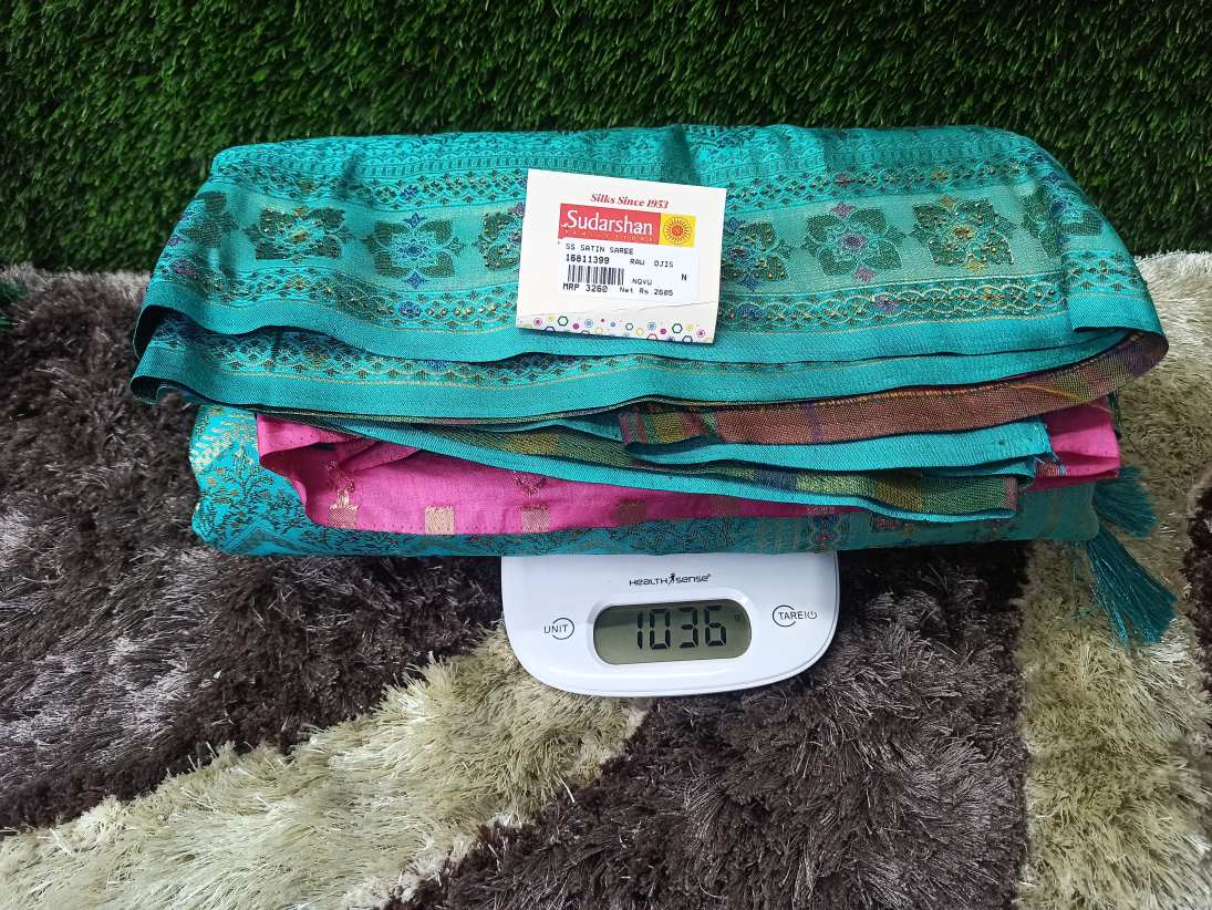 Satin Banarasi Silk Saree.