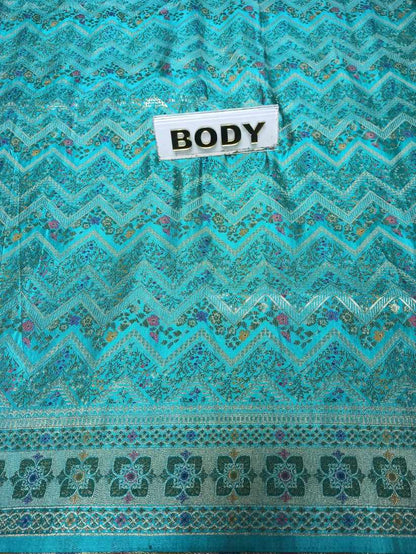 Satin Banarasi Silk Saree.