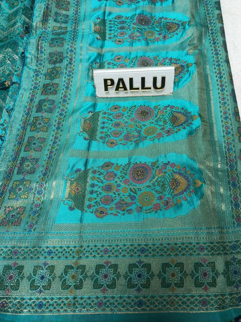 Satin Banarasi Silk Saree.