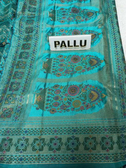 Satin Banarasi Silk Saree.