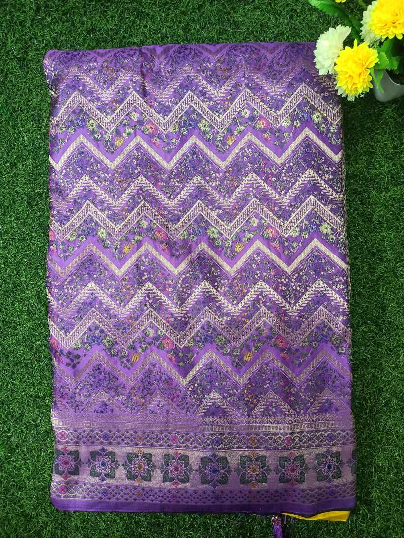 Satin Banarasi Silk Saree.