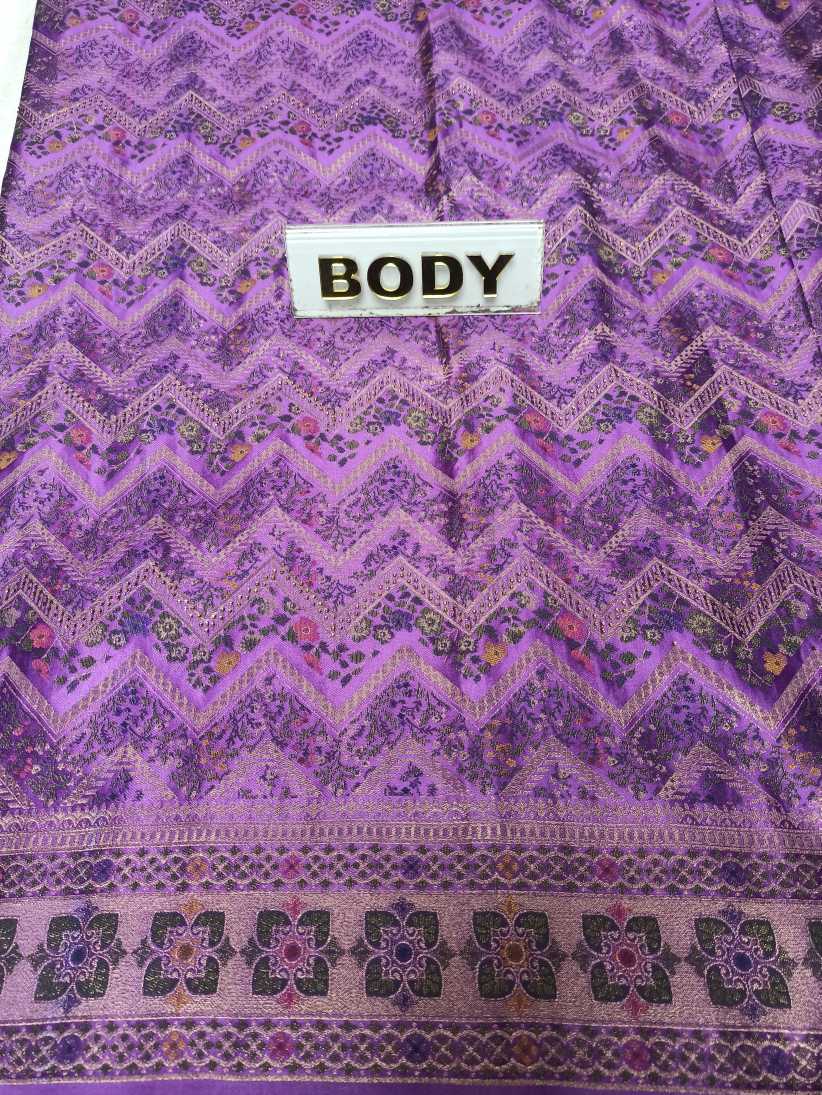 Satin Banarasi Silk Saree.