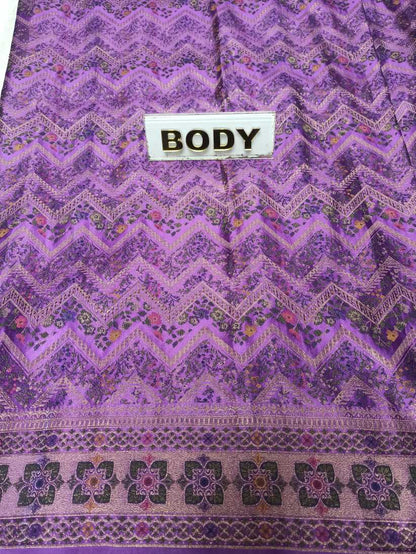 Satin Banarasi Silk Saree.