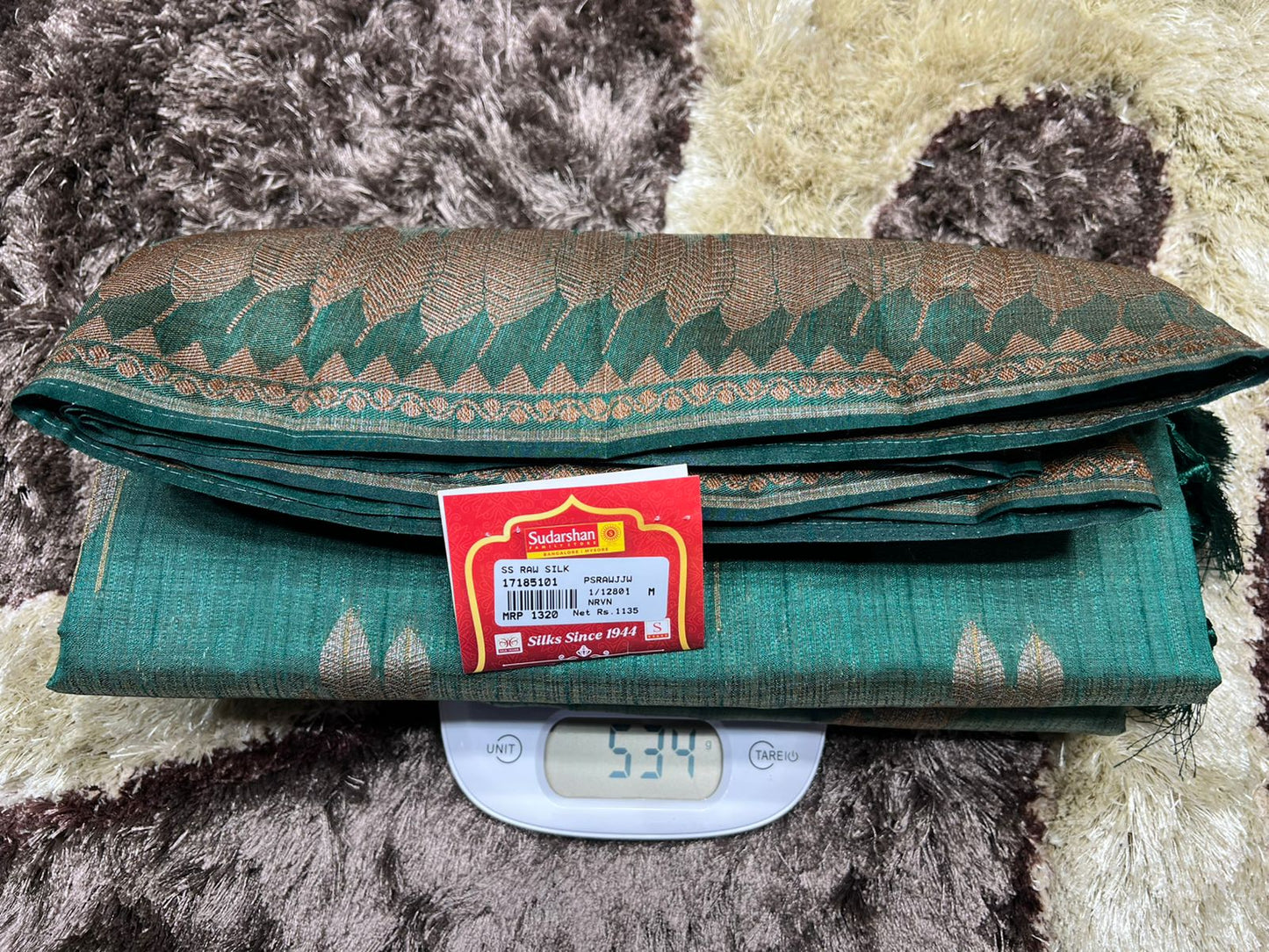 Raw Silk Saree.