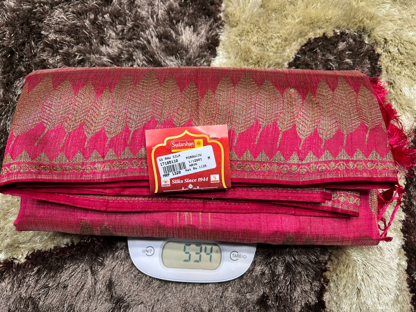 Raw Silk Saree.