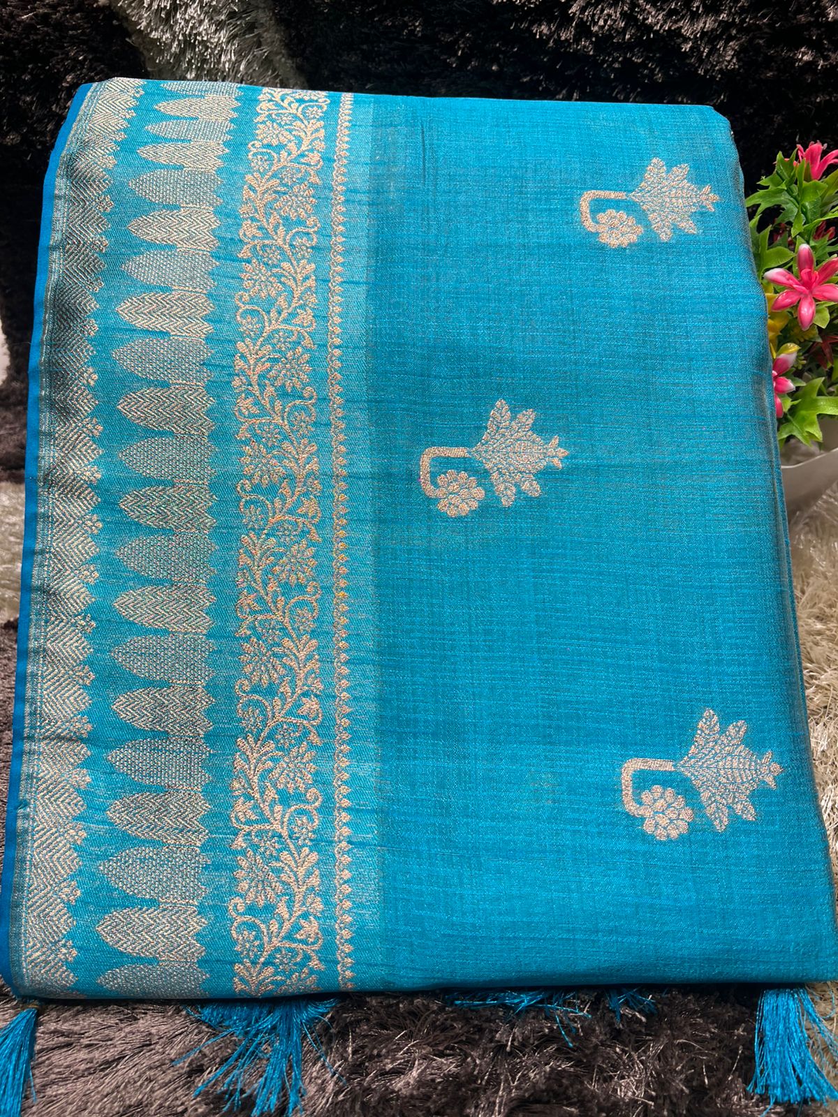 Raw Silk Saree.