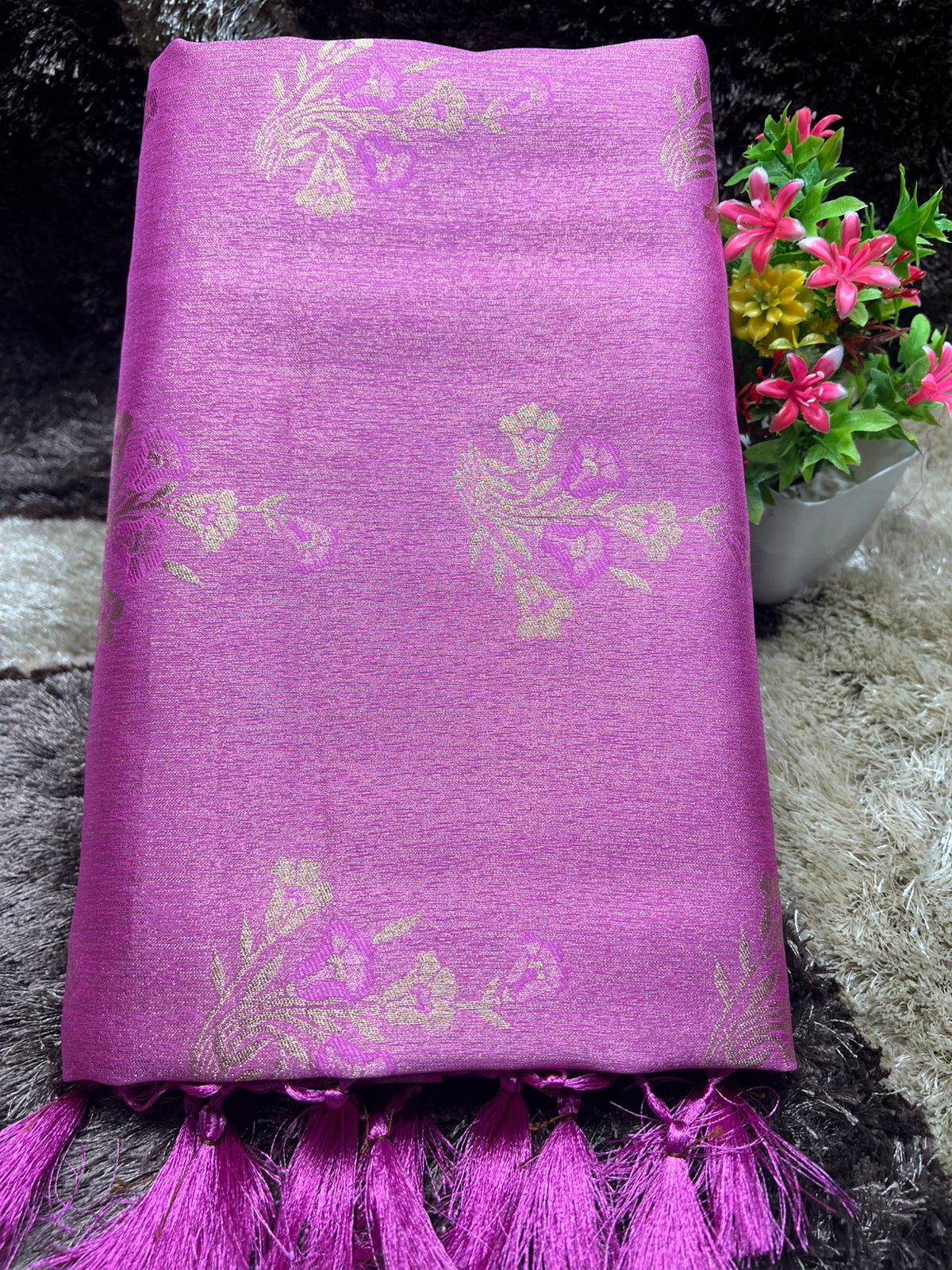 Raw Silk Saree.