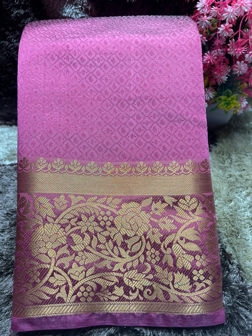Raw Silk Saree.