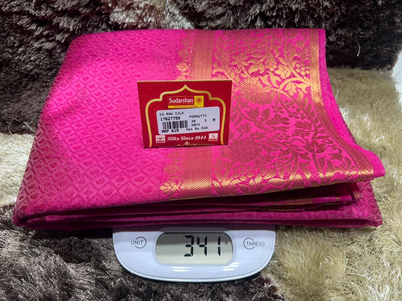 Raw Silk Saree.