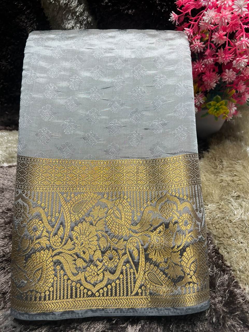 Raw Silk Saree.