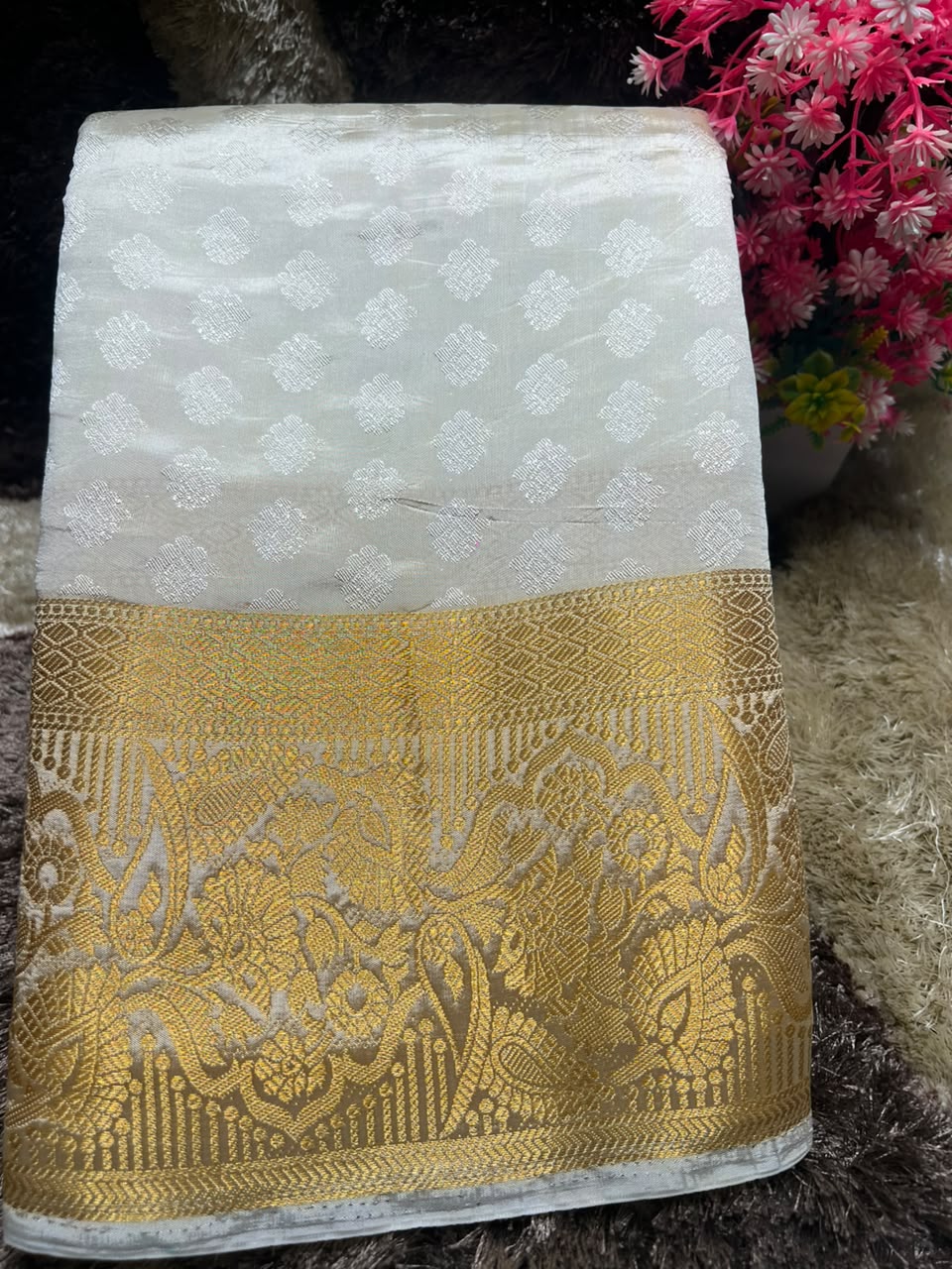 Raw Silk Saree.