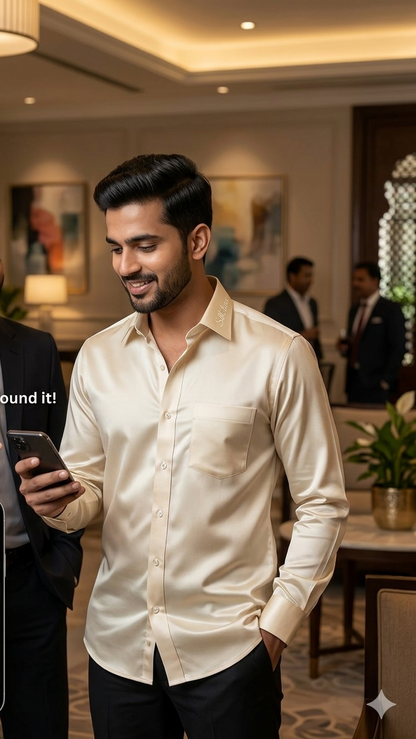 Pure Raw Silk Shirts.