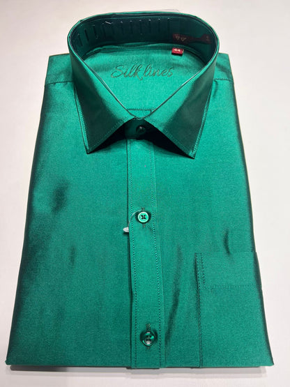 Pure Raw Silk Shirts.