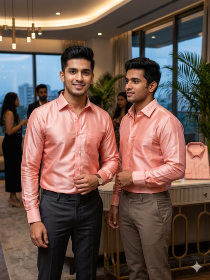 Pure Raw Silk Shirts.