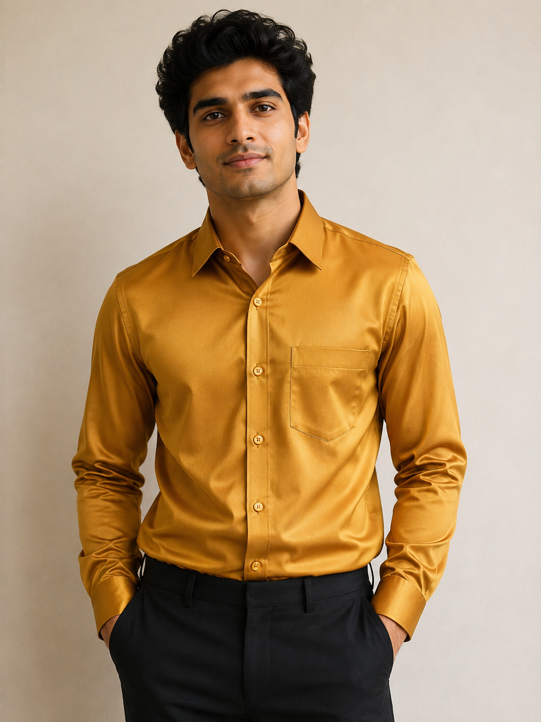 Pure Raw Silk Shirts.