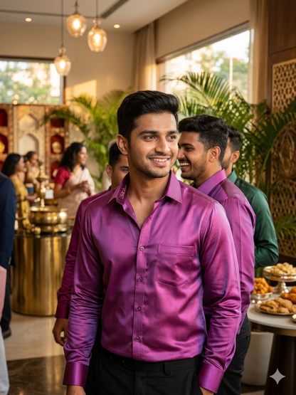 Pure Raw Silk Shirts.