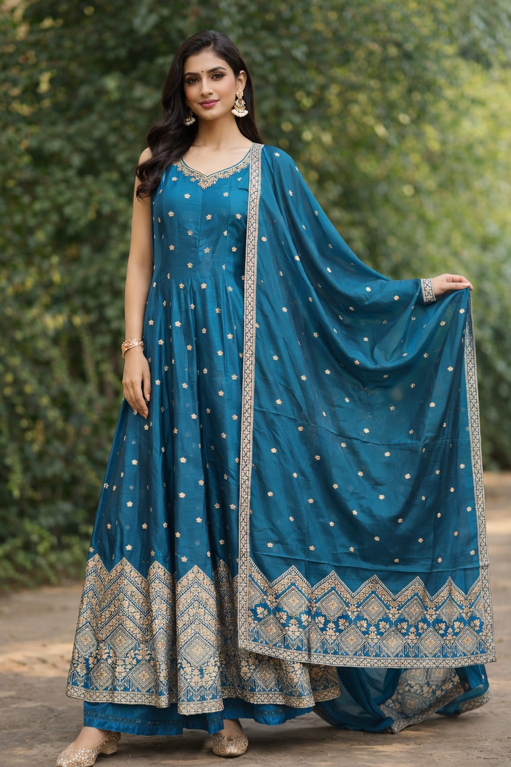 Anarkali Salwar Kameez ( 3 Piece ) Set