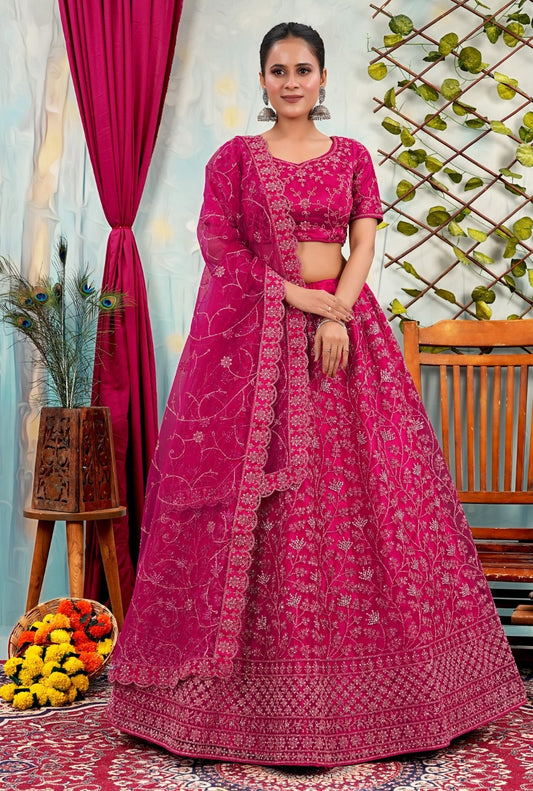 Latest Semi Stitched Lehenga Choli With Dupatta
