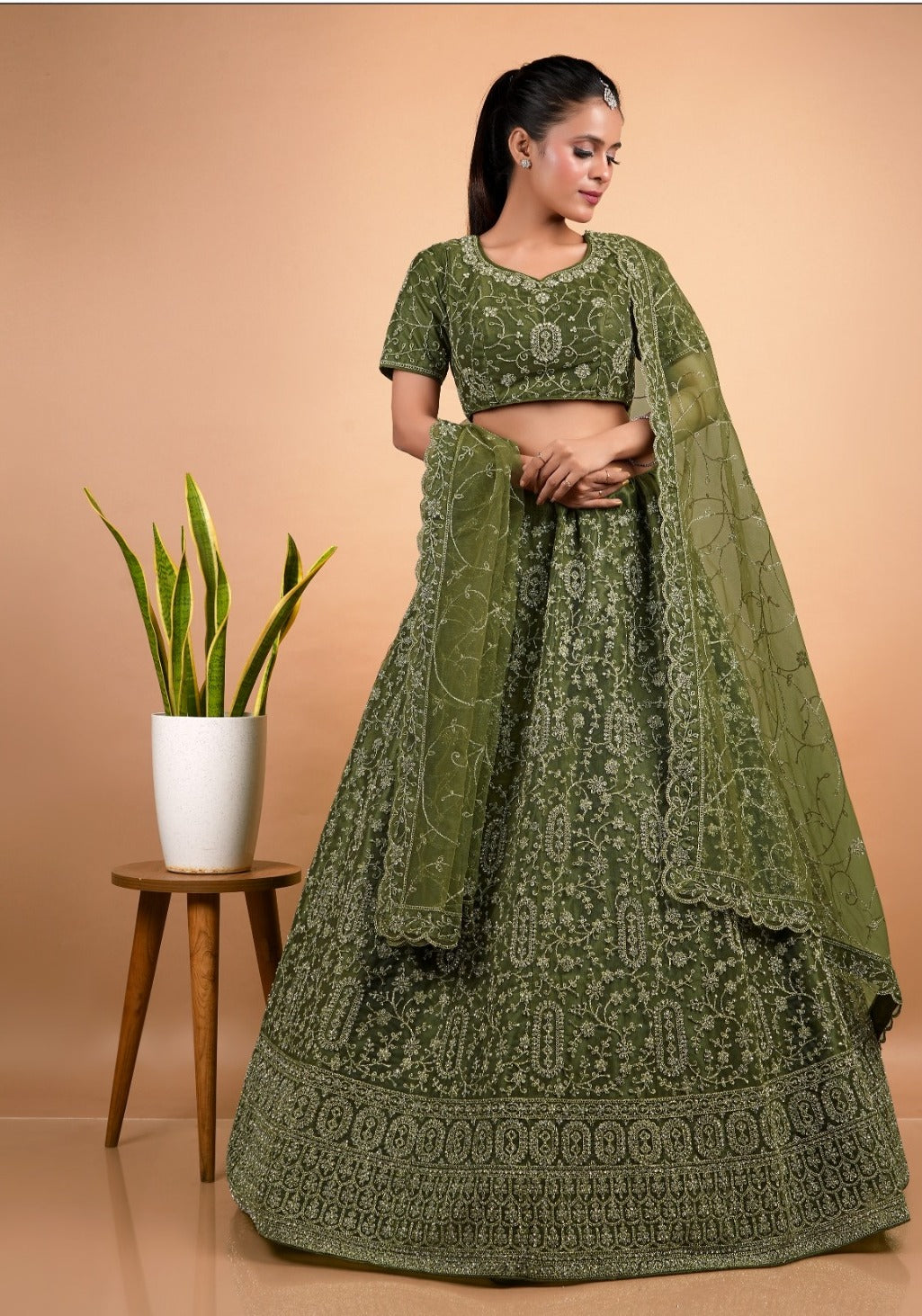 Latest Semi Stitched Lehenga Choli With Dupatta