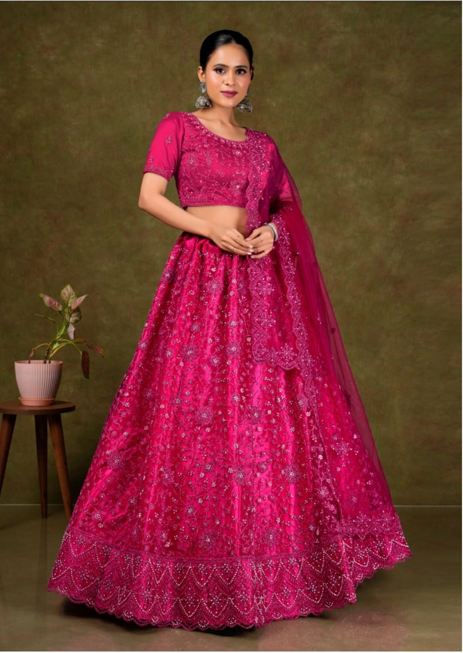 Latest Semi Stitched Lehenga Choli With Dupatta