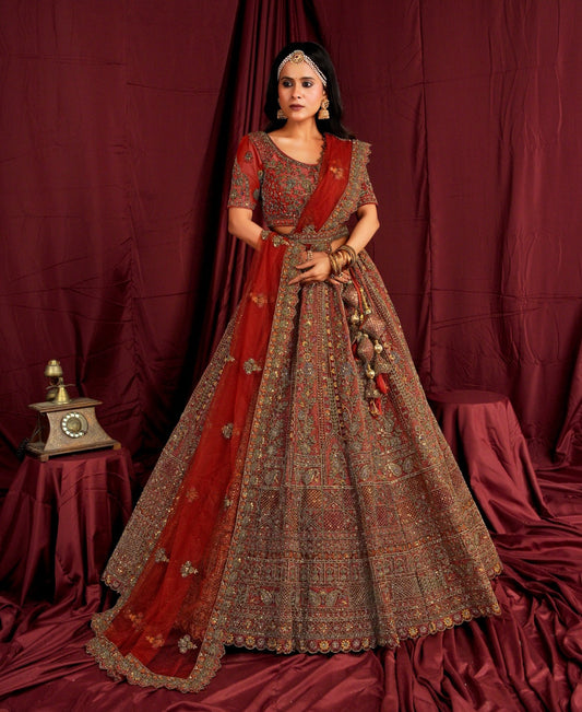 New Heavy Bridal Lehenga Designs