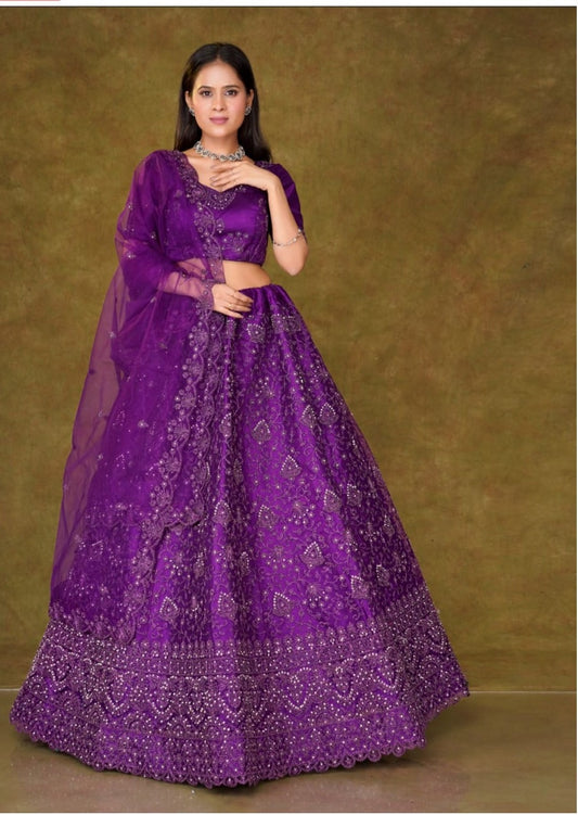 Latest Semi Stitched Lehenga Choli With Dupatta