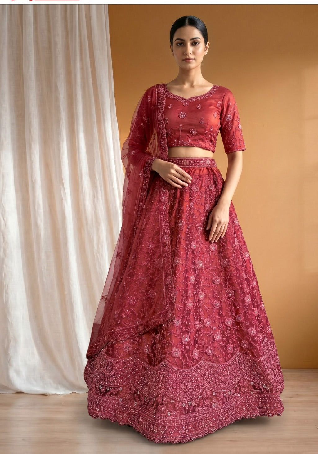 Latest Semi Stitched Lehenga Choli With Dupatta