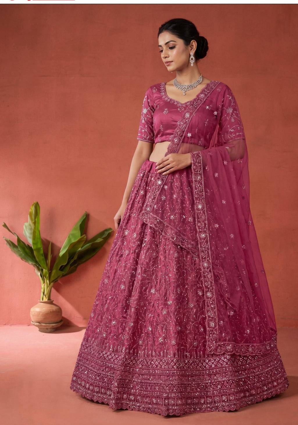 Latest Semi Stitched Lehenga Choli With Dupatta