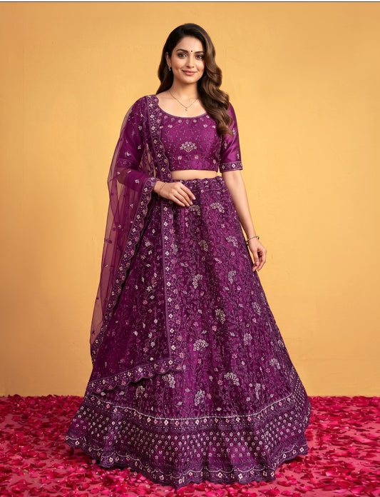 Latest Semi Stitched Lehenga Choli With Dupatta