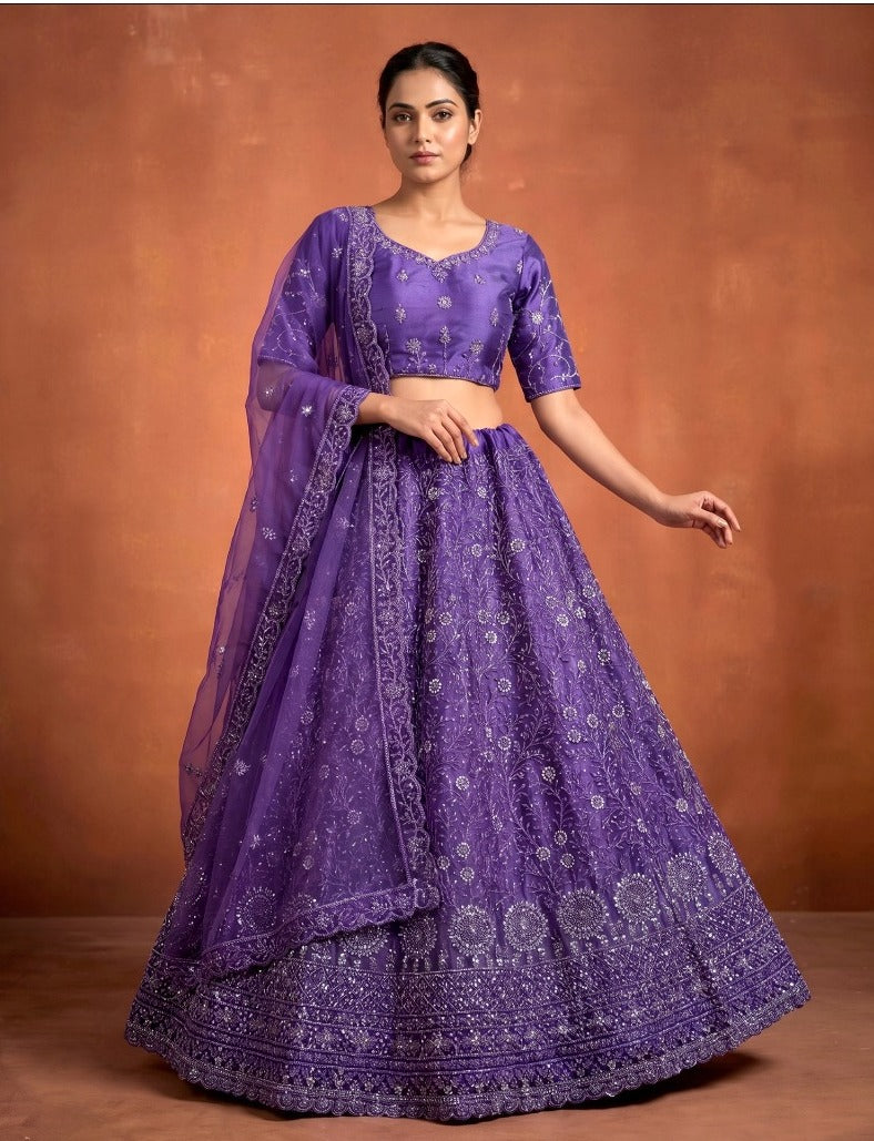 Latest Semi Stitched Lehenga Choli With Dupatta