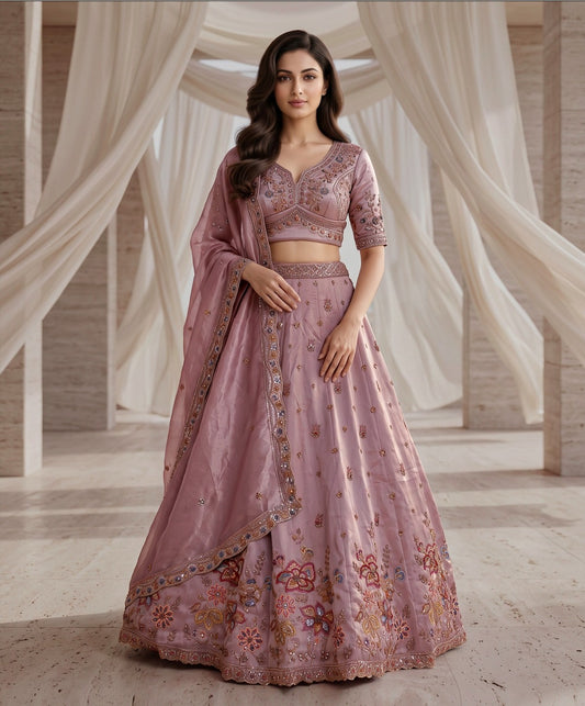 Latest Semi Stitched Lehenga Choli With Dupatta