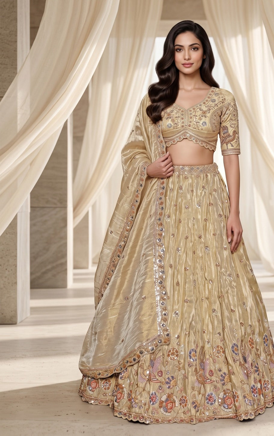 Latest Semi Stitched Lehenga Choli With Dupatta