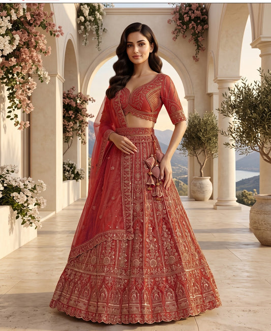 New Heavy Bridal Lehenga Designs