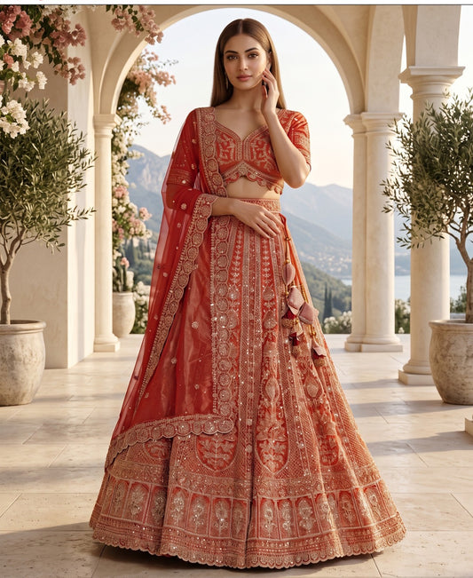 New Heavy Bridal Lehenga Designs