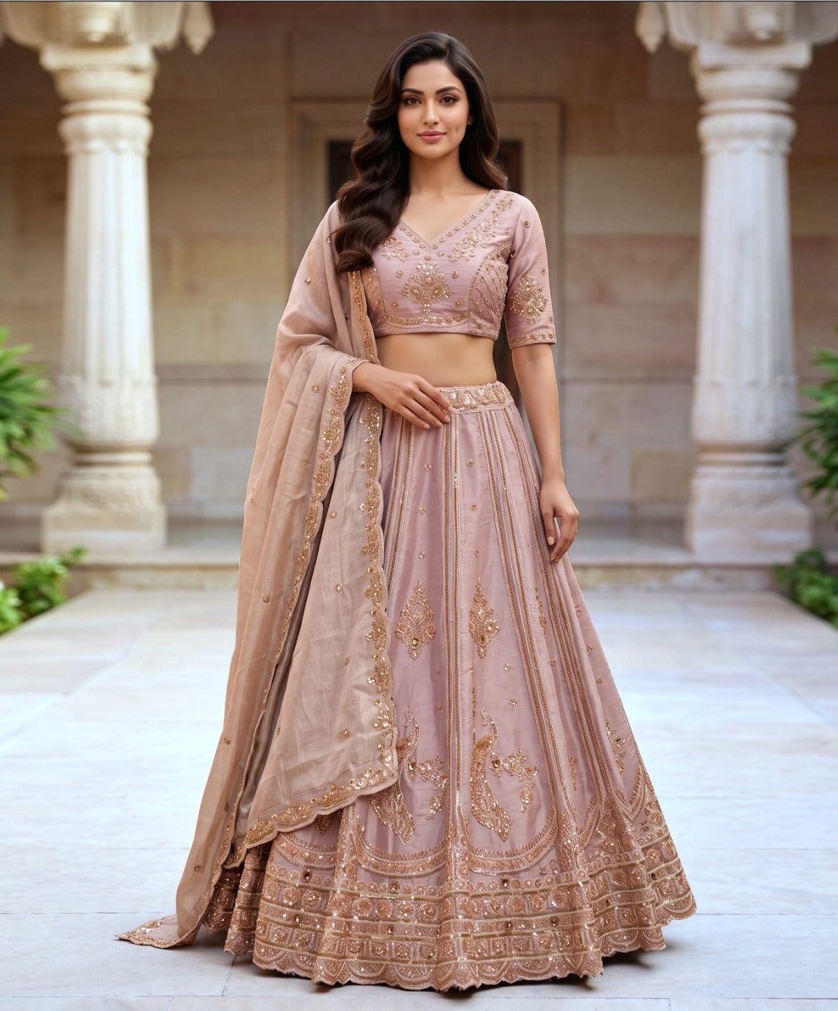 Latest Semi Stitched Lehenga Choli With Dupatta