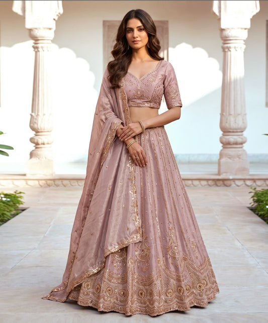 Latest Semi Stitched Lehenga Choli With Dupatta