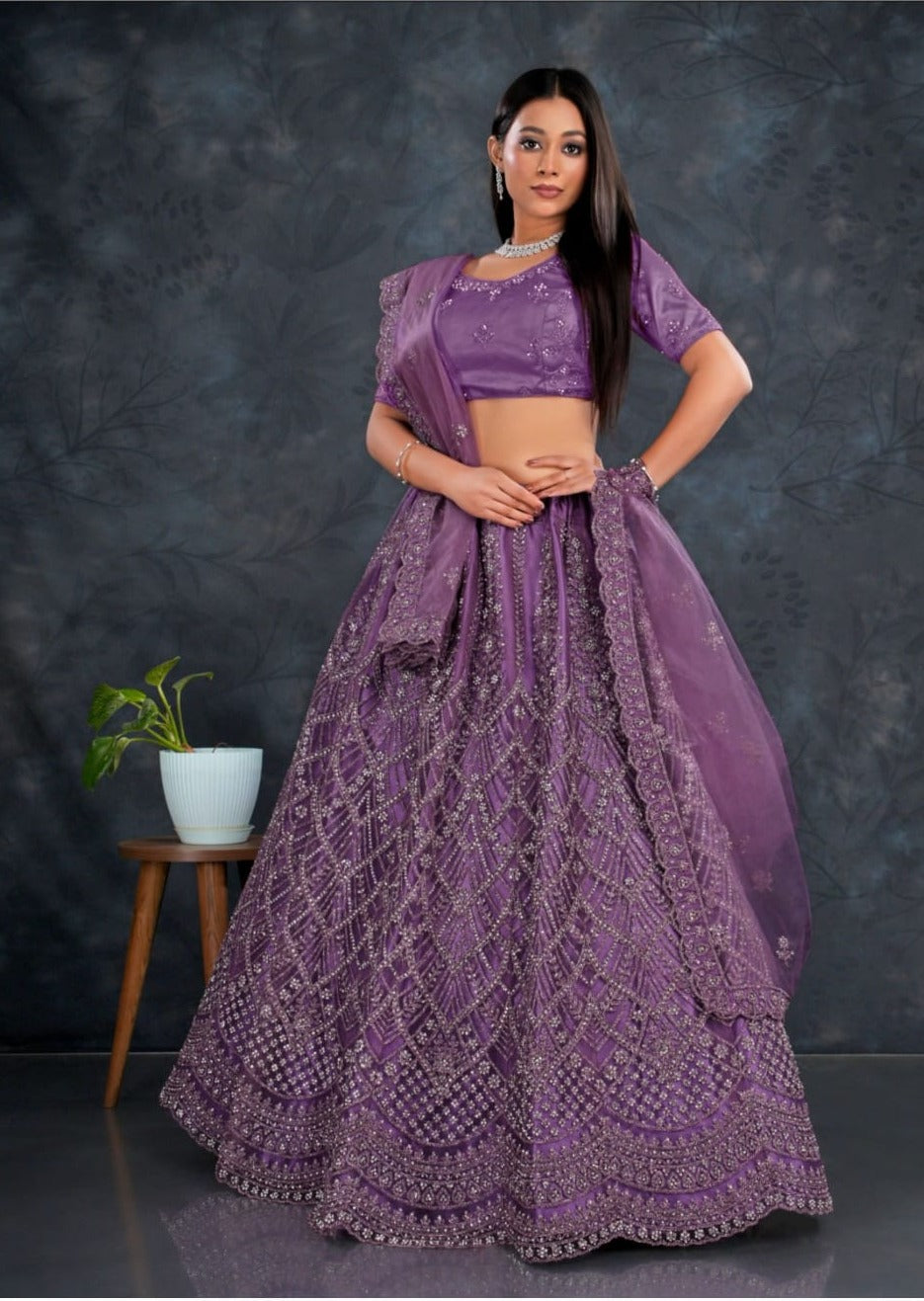 Latest Semi Stitched Lehenga Choli With Dupatta