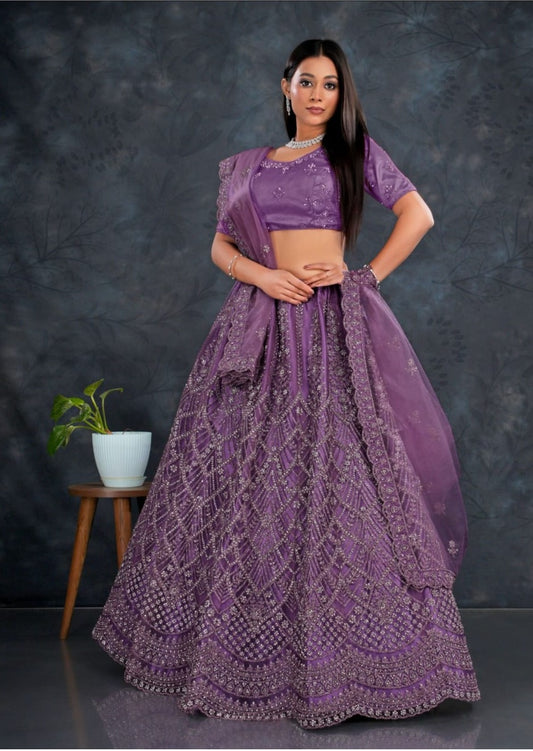 Latest Semi Stitched Lehenga Choli With Dupatta