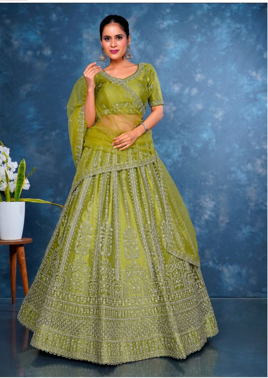 Latest Semi Stitched Lehenga Choli With Dupatta